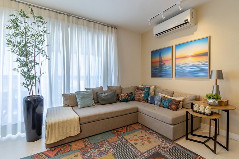 Apartamento com Vista Mar em Condomínio de Luxo