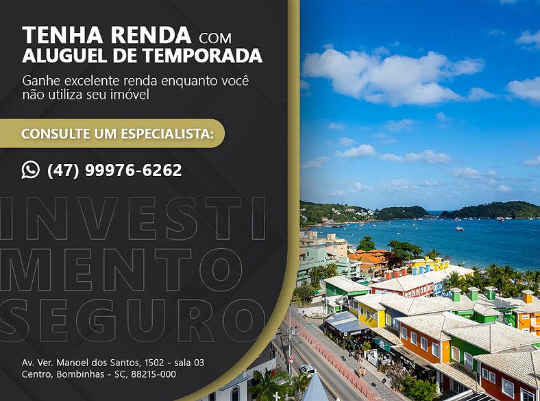 Apartamento com Vista Mar em Condomínio de Luxo