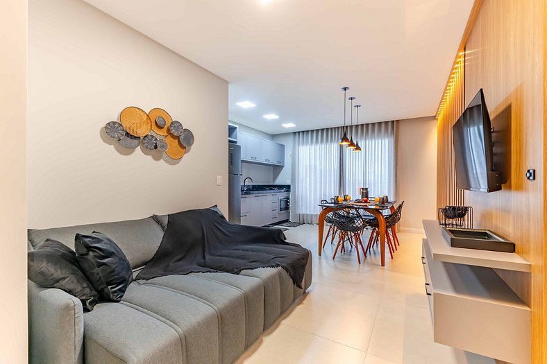 Apartamento luxuoso a 250 mts da praia de Bombas