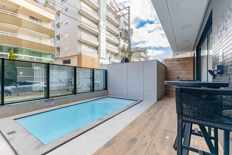 Apartamento luxuoso a 250 mts da praia de Bombas