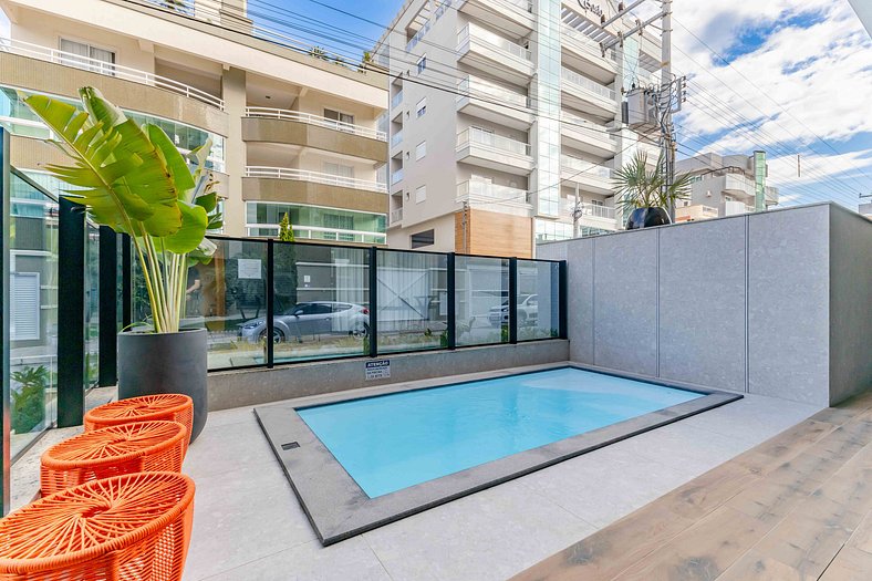 Apartamento luxuoso a 250 mts da praia de Bombas